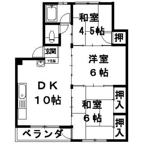 朝霧ビルの間取り