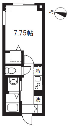 エルファーロ中野新井薬師の間取り