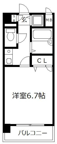【間取り】 | ライオンズマンション薬院第6