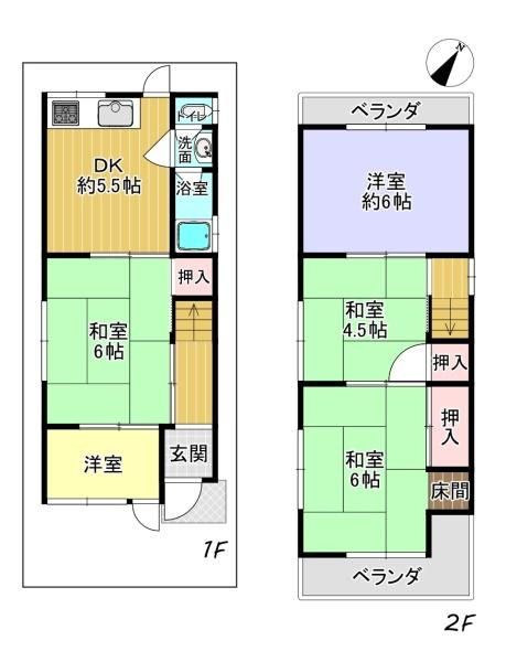 枚方市山之上２丁目の中古一戸建の画像