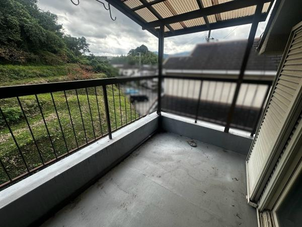 橋本市学文路　中古戸建のバルコニー