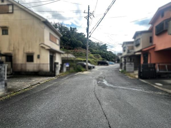 橋本市学文路　中古戸建の前面道路含む現地写真