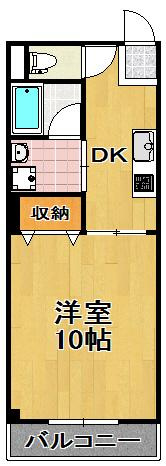 ライブスクエアの間取り|★広い洋室１０帖★