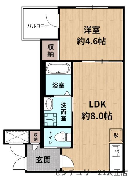 H-maison大正３の間取り