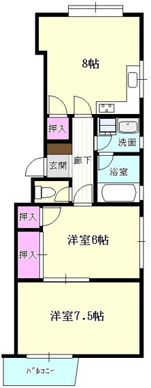 【間取り】 | ウエスト室見