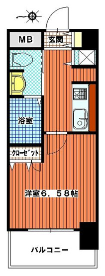【間取り】 | ステイツ姪浜駅前