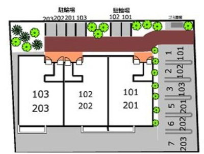 【区画図】 | かえでパレス