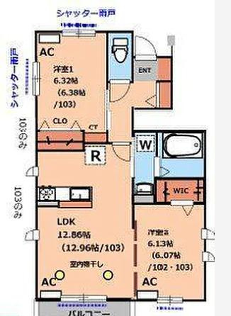 【間取り】 | かえでパレス
