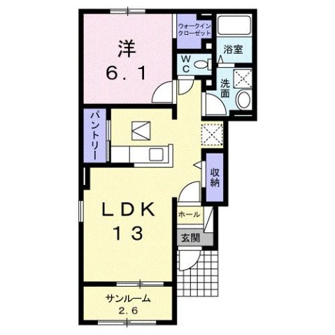 ラパンⅠの間取り