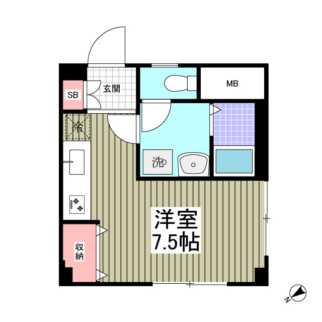 メゾンリリーの間取り