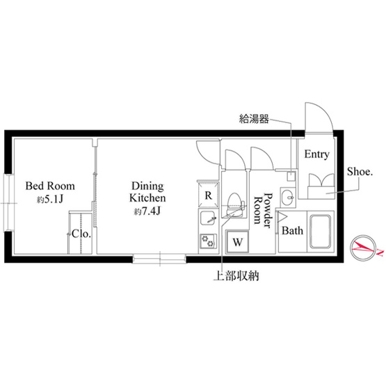 【間取り】 | アバンティア西新宿Ⅰ