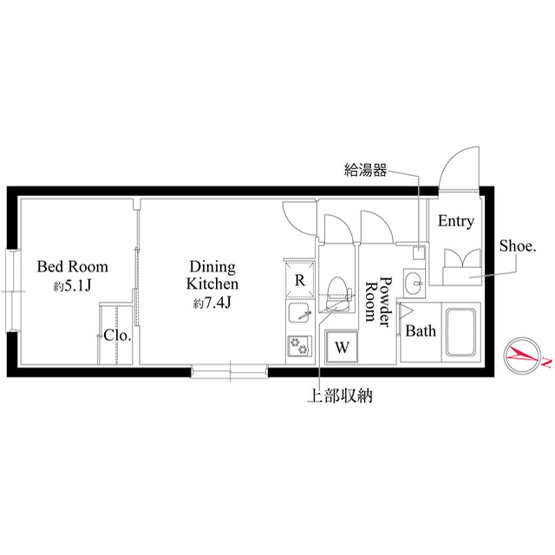 【間取り】 | アバンティア西新宿Ⅰ