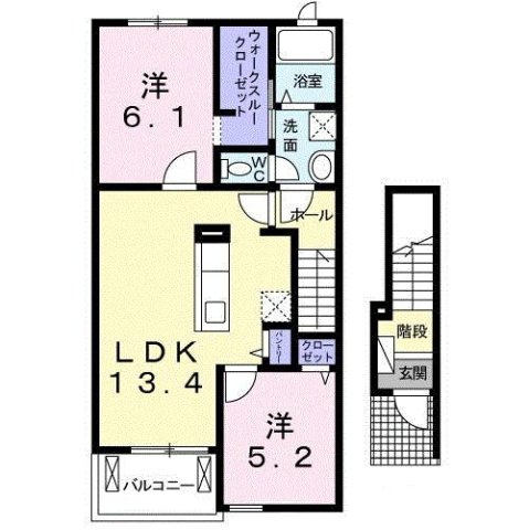 【間取り】 | ＨＪ　レジデンスⅠ