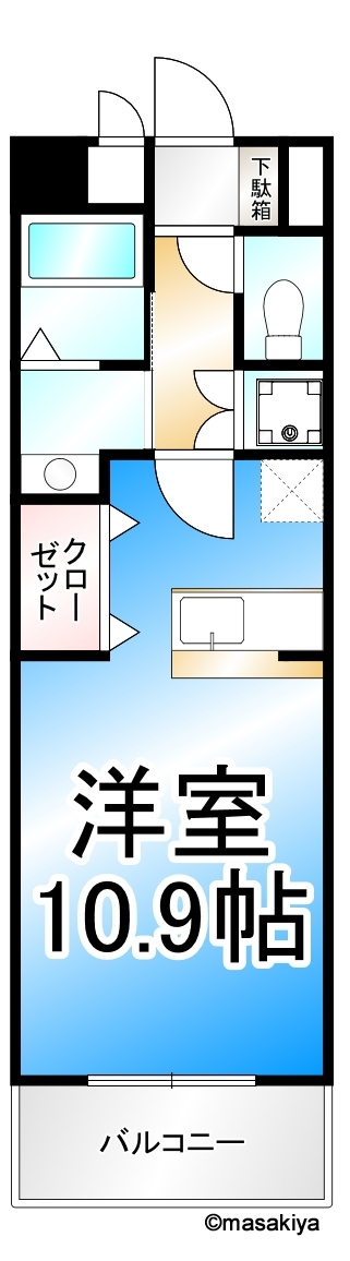 メゾン・ド・ポプラの間取り