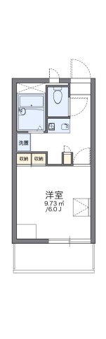 レオパレス大坪の間取り