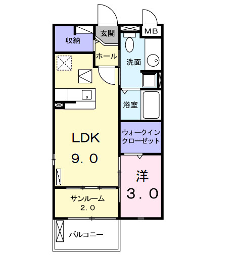 シュティル　ブリーゼの間取り