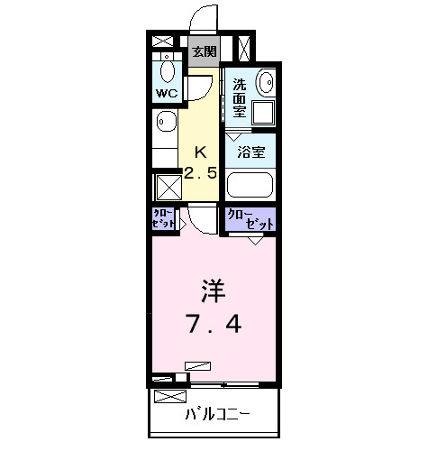 サンエリハＡの間取り