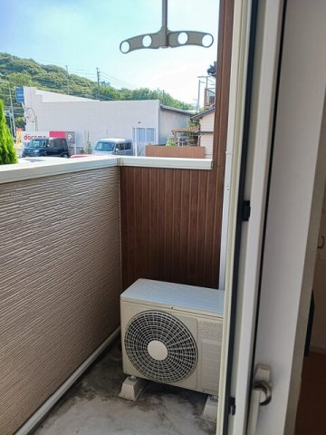 プレジールⅡのバルコニー