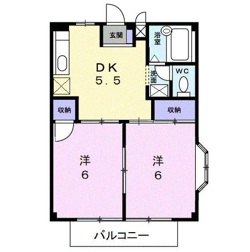 ミツイキタウラの間取り