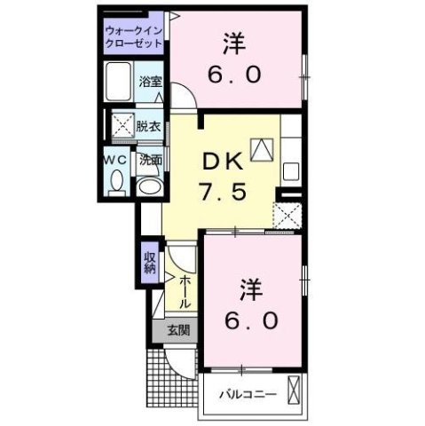 シエル・エトワレⅡの間取り