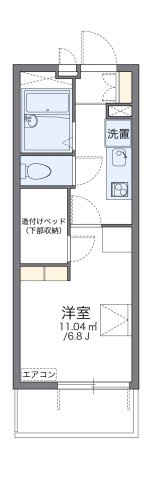 レオパレスサンモールの間取り|代表的な間取のため実際の間取とは異なる場合があります