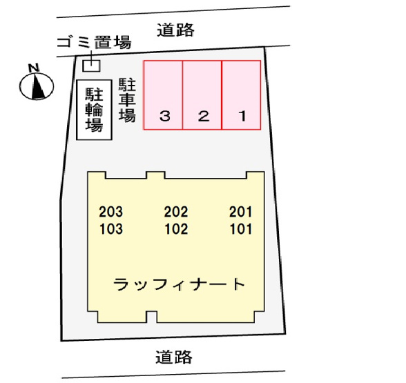 【区画図】 | ラッフィナート-西野川2丁目-
