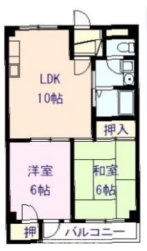 カーサ　デルソールの間取り