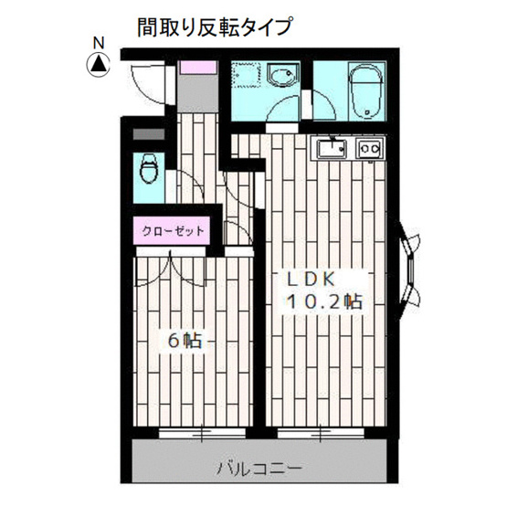 【間取り】 | フォルテ-祖師谷3丁目-