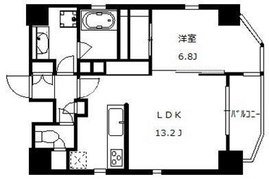 港区南麻布１丁目の賃貸マンションの間取り