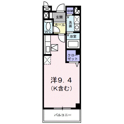 レフィナードＫ　Ⅰの間取り