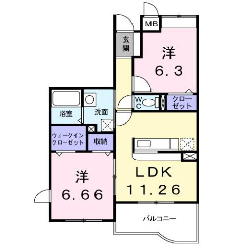 ジェルメの間取り