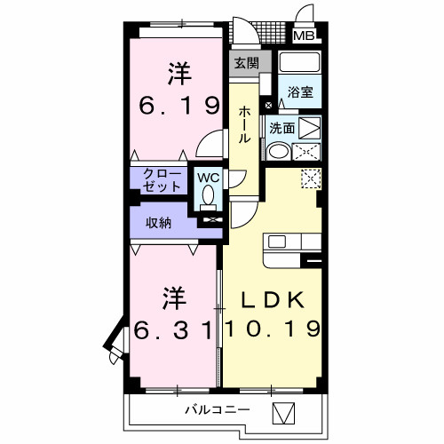 グランアビタシオンの間取り
