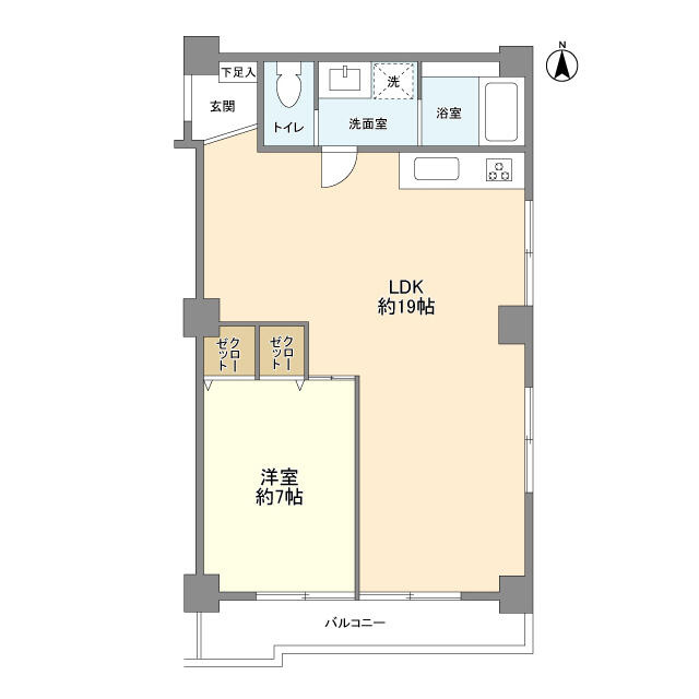 ベラビスタ信濃町(ベラビスタシナノマチ)の間取り