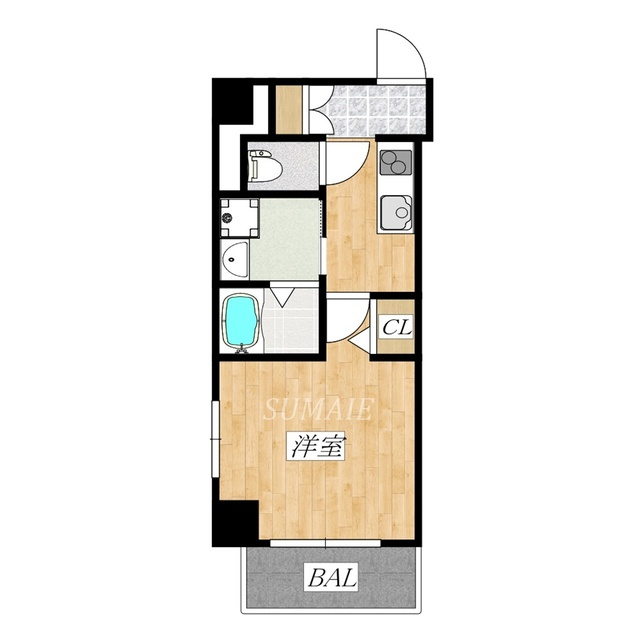 SIDEPLACE　JUJOの間取り|角部屋です！
