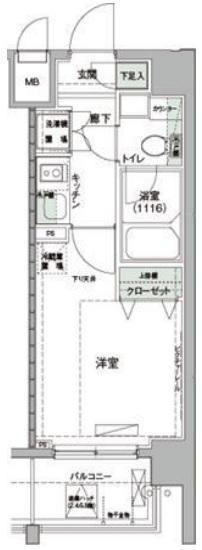 【間取り】 | ハーモニーレジデンス羽田ＷＥＳＴ | 間取り図