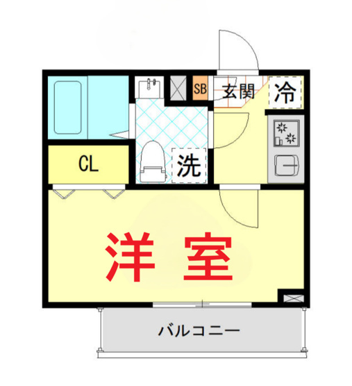 【間取り】 | インベスト蒲田East7 | 間取りです