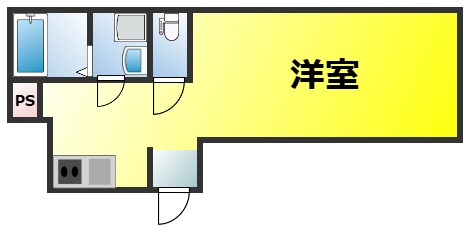 【間取り】 | グランドゥース難波西Ⅱ 仲介手数料無料