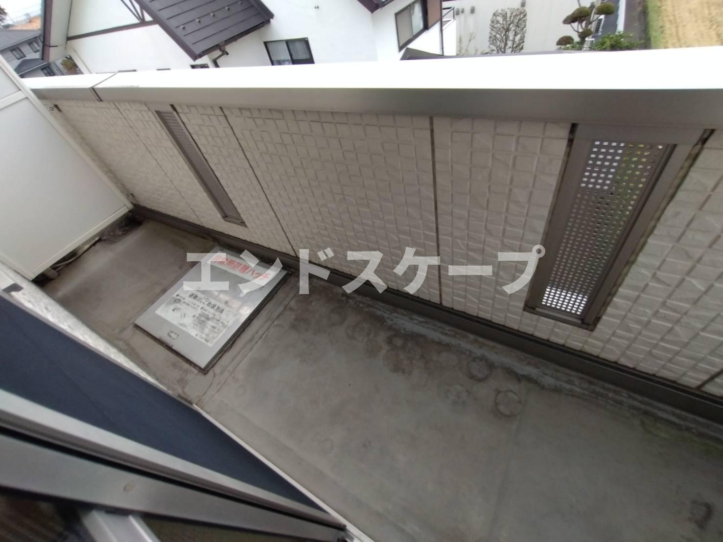 シャトル ブランのバルコニー|高崎、前橋のお部屋探しはエンドスケープまで！お客様の理想お聞かせ下さい♪
