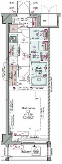 【間取り】 | プラシア蒲田　ＴＨＥ　ＧＲＡＮＤ　ＲＥＳＩＤＥＮＣＥ