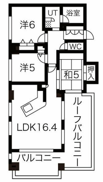 GROOVE神戸レジデンスの間取り