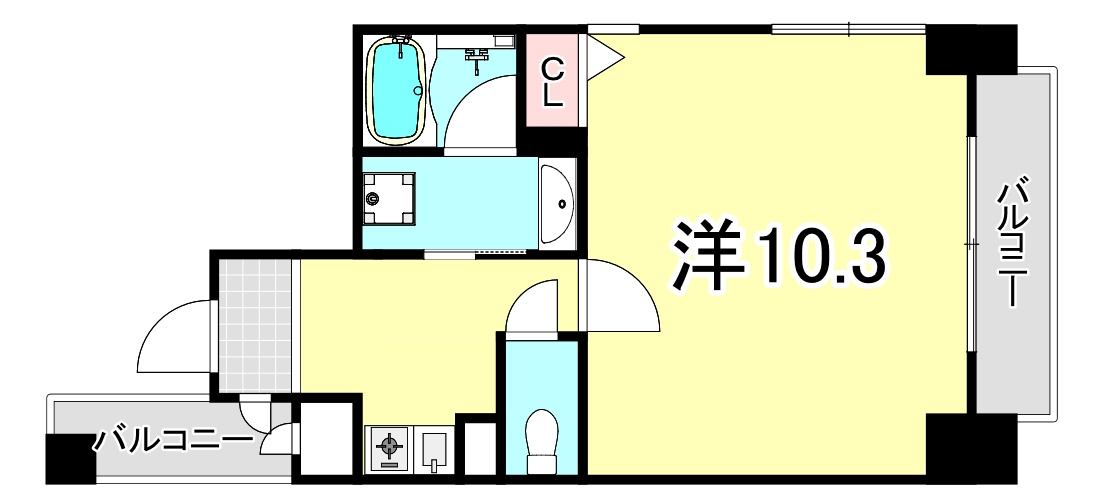 アクア西宮本町の間取り
