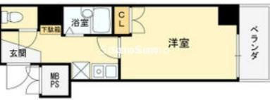 セレッソコート西心斎橋の間取り