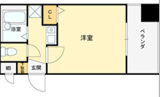 セレッソコート西心斎橋第3の間取り