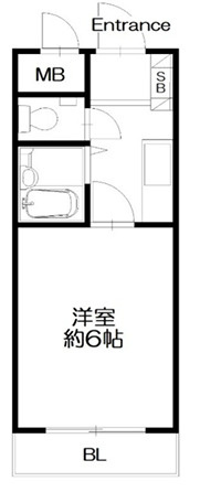 マンションタワーサイドの間取り