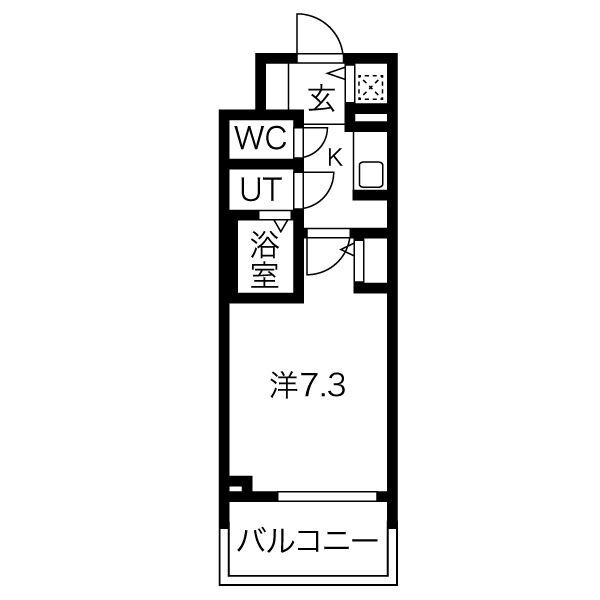 サムティ江戸堀ASUNTの間取り