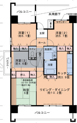 ＨＡＴ神戸・灘の浜の間取り