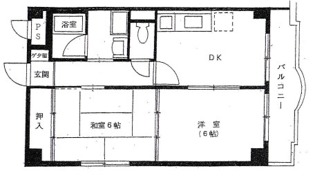 クロワートル六甲の間取り