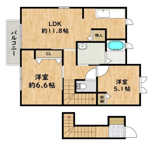 プロスペール　ロジュマンの間取り