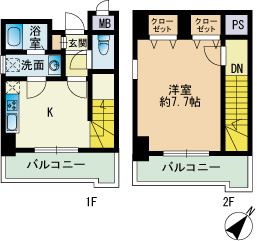 シャインシティ百道の間取り