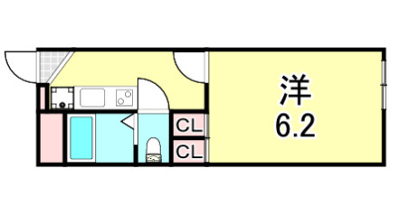 レオパレスアクティⅢの間取り